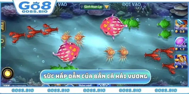 Sức hấp dẫn vượt bậc của bắn cá hải vương